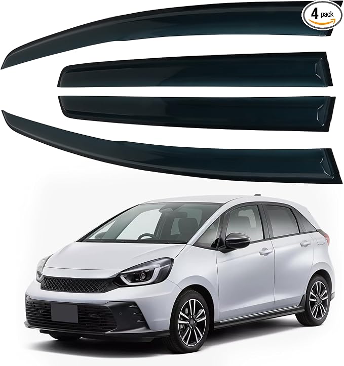 4PCS Rain Guards Window Visors Fits by CHYKORLA
