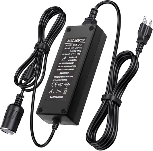 110V-240V to 12V 120W/10A Car Cigarette Lighter Socket AC/DC Power Supply by Xhorse
