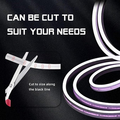 Car LED Strip Light For Trunk, 79Inch IP67 Silicone Waterproof Neon Light Strip - Image 4