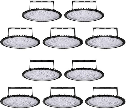 Viugreum 10 Pack 300W UFO LED High Bay Light, 30000LM 6500K Daylight White by Viugreum