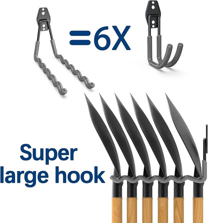 3-H Garage Wall Hooks 20 Pack, Garage Hooks Heavy Duty - Image 5