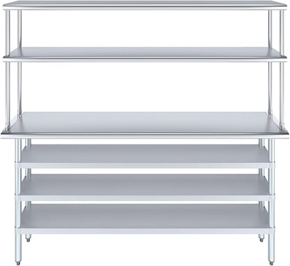 Amgood 14" x 72" Stainless Steel Work Table - Image 2