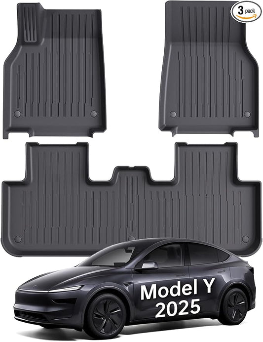 Floor Mats Fit for Model Y 2026-2025 Juniper 5-Seat by WekerAuto