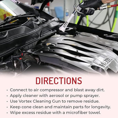 HI-TECH Vortex II Air Cleaning Gun – Pro Auto Detailing Tool - Image 5