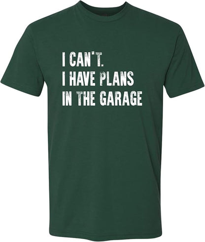 Go All Out Adult I Can't I Have Plans in The Garage Funny Dad Gift Deluxe Soft - Image 2