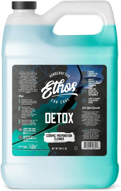 Ethos Detox - Ceramic Coating Prep Spray, Panel Wipe, Glass Cleaner - Prep by EthosHandcraftedCarCare