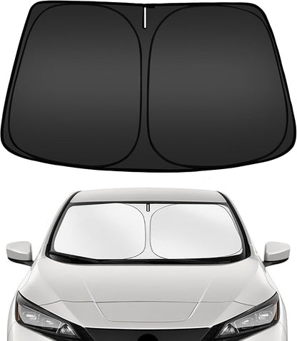 ARISMOTOR Windshield Sun Shade for Ni-ssan Leaf 2018-2025, Custom Fit Foldable by ARISMOTOR