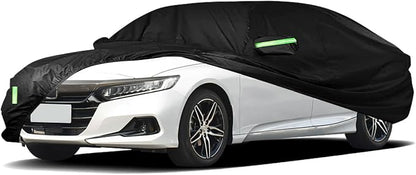 Car Cover Custom Fit for Honda Accord Sedan/Coupe，All Weather 210T Windproof by XUKEY