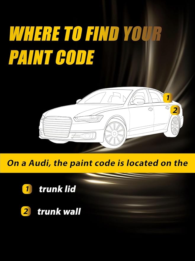 Glacier White Metallic Touch Up Paint Compatible - Image 2