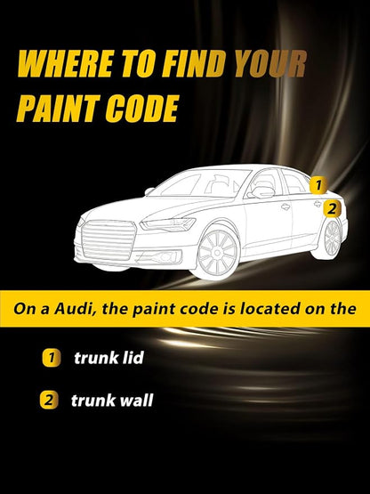 Mythos Black Metallic Touch Up Paint Compatible - Image 2