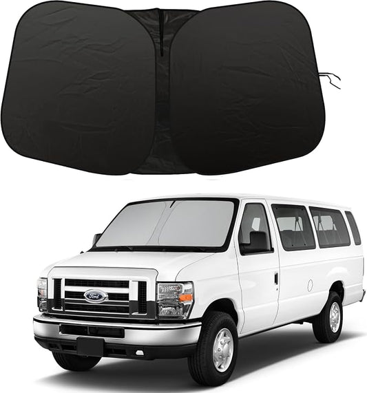 Front Windshield Sunshade fit for Ford Econoline E-Series Van 1992-2025 & by GZSH