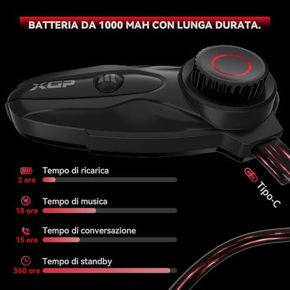 X10 10 Riders Group Mesh Motorcycle Intercom, 3000m Motorcycle Bluetooth - Image 5