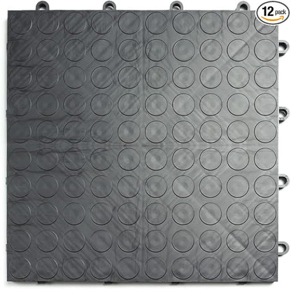 Big Floors GarageDeck Coin Pattern, Durable Copolymer Interlocking Modular by BigFloors
