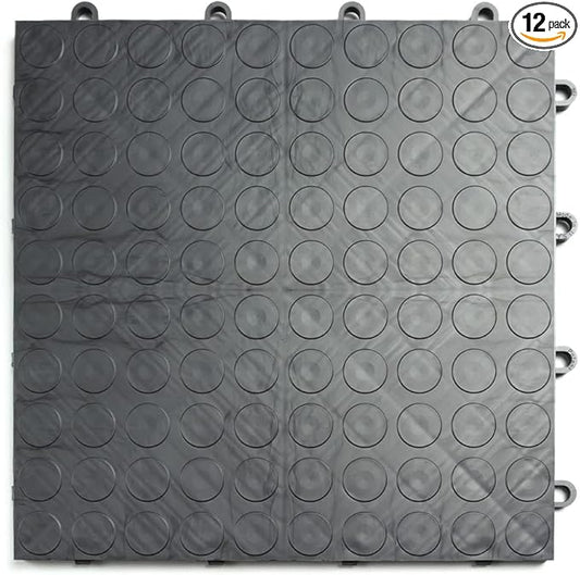 Big Floors GarageDeck Coin Pattern, Durable Copolymer Interlocking Modular by BigFloors