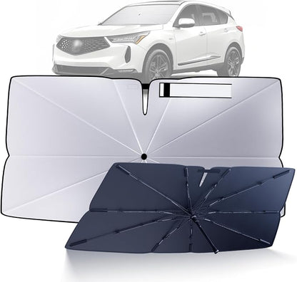 Windshield Sun Shade Umbrella for 2019-2025 Acura RDX Accessories: Custom Fit by HIMUMOY