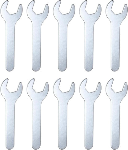 HARFINGTON 10pcs Small Wrench 21x126x2.8mm Metric U-Shaped Single Open Ended by HARFINGTON