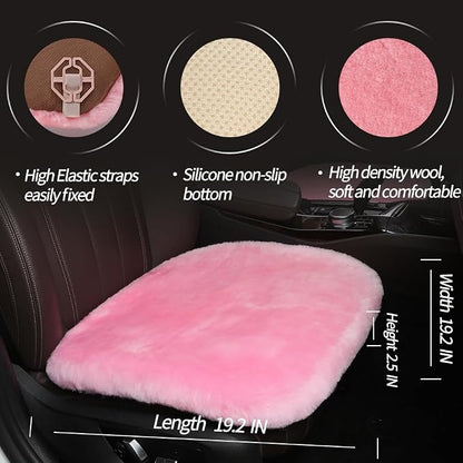 LLB Genuine Sheepskin Car Seat Cushion Seat Covers - Image 4
