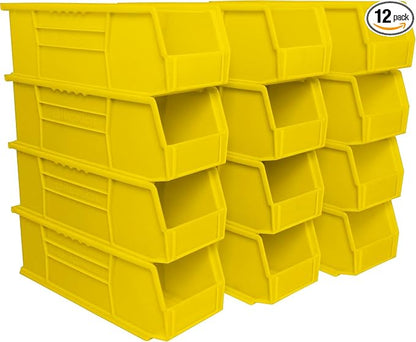 Akro-Mils 30234 AkroBins Plastic Storage Bins, Space-Saving Stackable Bins by Akro-Mils
