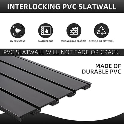 Slat Wall Paneling Garage Wall Organizer, Slat Board PVC Wall Panels Garage - Image 4