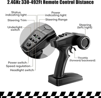 WayEee RC Car 1/16 Brushless Fast Cars Toys - Image 8