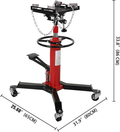 Hydraulic Transmission Jack 1100 Lbs Capacity 33.8"-72.8" Lifting Height 2 - Image 8