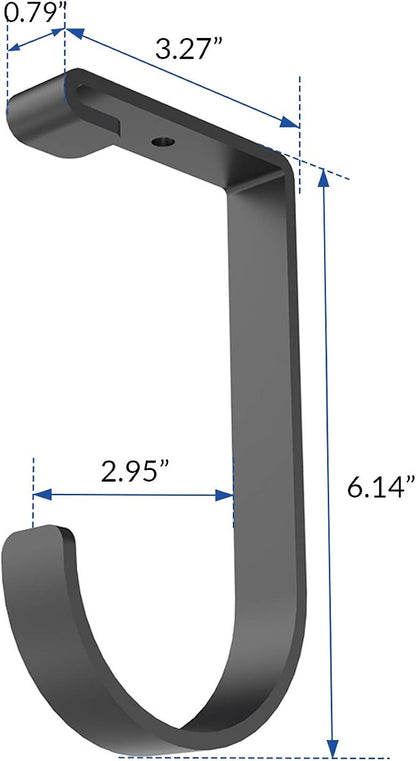 FLEXIMOUNTS 4 Pack Add On Storage Flat Hook Accessory - Image 3