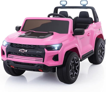 Joywhale 24V Ride on Truck 4WD Kids Electric Vehicle Licensed Chevorlet Ride on by JOYWHALE