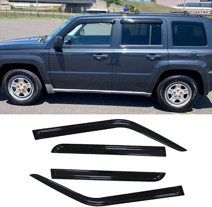 94359 Side Window Wind Deflector, Dark Smoke Window Visor fit - Image 2