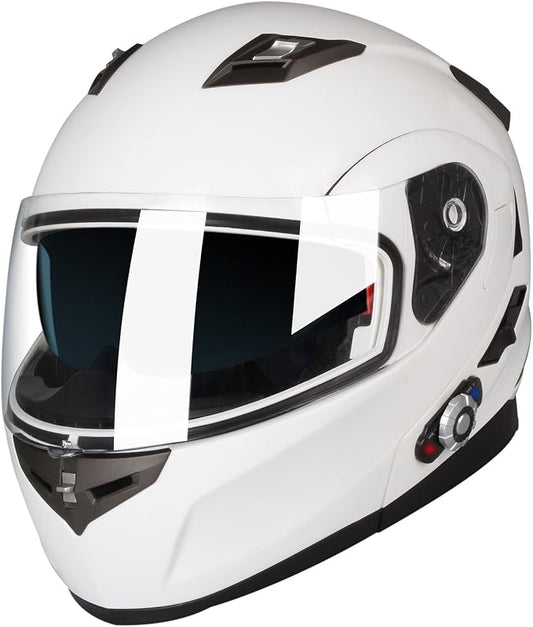 FreedConn BM2-S Bluetooth Motorcycle Helmet, Flip-Up Modular Motorbike Helmet by FreedConn