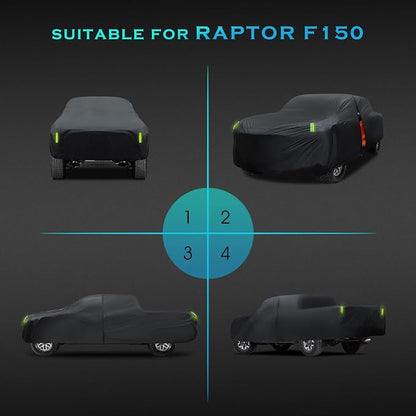 Truck Car Cover Waterproof All Weather Full Outdoor Pickup Car Cover Rain UV - Image 8