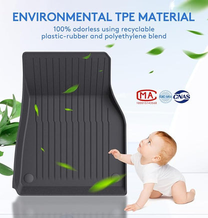Floor Mats Fits for Tesla Model Y 5-Seat 2024-2020 - Image 6