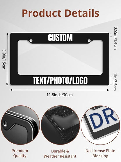 Custom License Plate Frame – Personalized License Plate Holder - Image 3