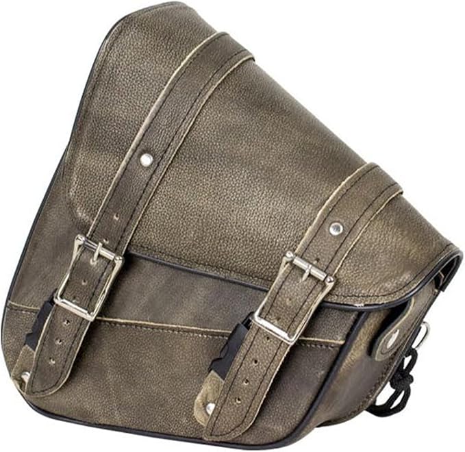 GARGOYLE BELLS Premium Naked Leather Swing Arm Bag by GARGOYLEBELLS