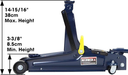 BIG RED 2.5 Ton Low Profile Hydraulic Trolly Jack, AT825051UR - Image 3