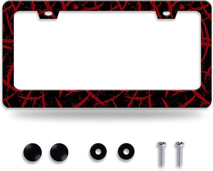 Blood Splattered License Plate Frame Funny Bloody Scar License Plate Frames by NEWCOCO