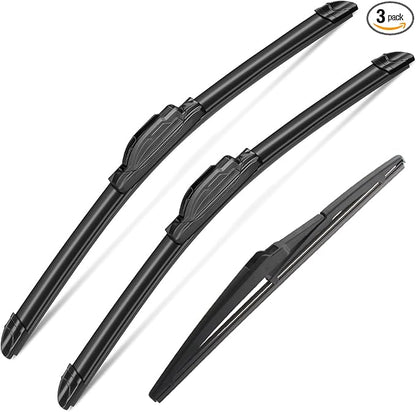 3Pcs Windshield Wiper Blades for Toyota 4Runner 2010-2018 2019 2020 2021 2022 by SCTIOANSNOemWiperBlades