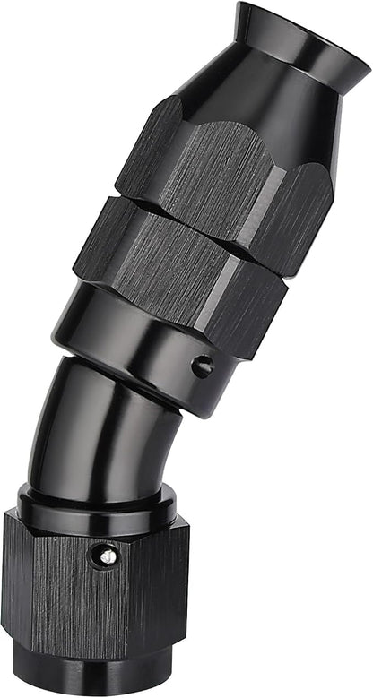 EVIL ENERGY 4AN 30 Degree PTFE One Piece Full Flow End Hose Fitting Aluminum by EVILENERGY