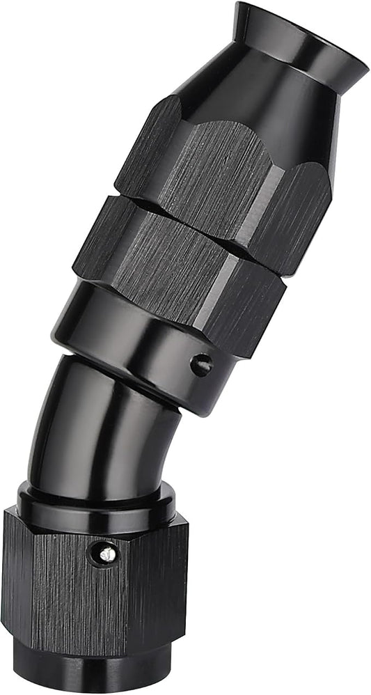 EVIL ENERGY 4AN 30 Degree PTFE One Piece Full Flow End Hose Fitting Aluminum by EVILENERGY