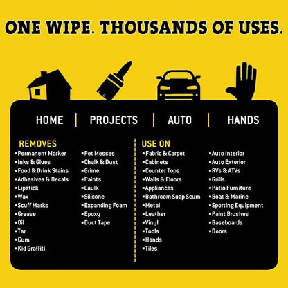 Tub O' Towels Heavy-Duty Multi-Surface Cleaning Wipes, Removes Grease, Tough - Image 5