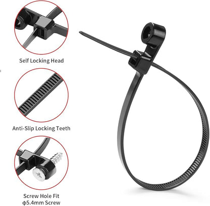1000 PCS 10 inch Black Zip Ties - Image 4