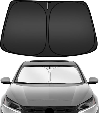 ARISMOTOR Windshield Sun Shade for Ni-ssan Armada 2017-2024, Custom Fit by ARISMOTOR