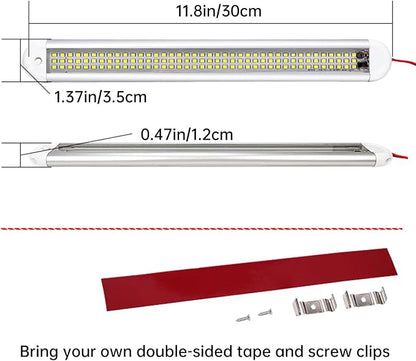 Enclosed Trailer 12v Led Light Bar, 120Leds 1500lm 8W DC 12 Volt Led Strip - Image 5