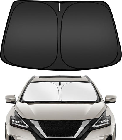 ARISMOTOR Windshield Sun Shade for N-issan Murano 2015-2024, Custom Fit by ARISMOTOR