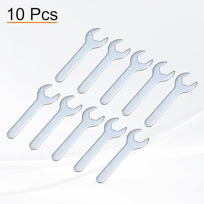 HARFINGTON 10pcs Small Wrench Open End Wrench 22x126x2.8mm Metric U-Shaped - Image 3