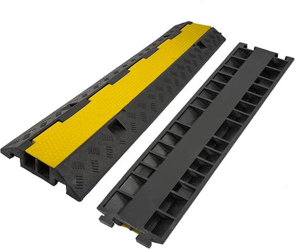 CXRCY Cable Ramp 4 Pack 2 Channel 11000lbs axle Capacity Floor Cable Cord - Image 9