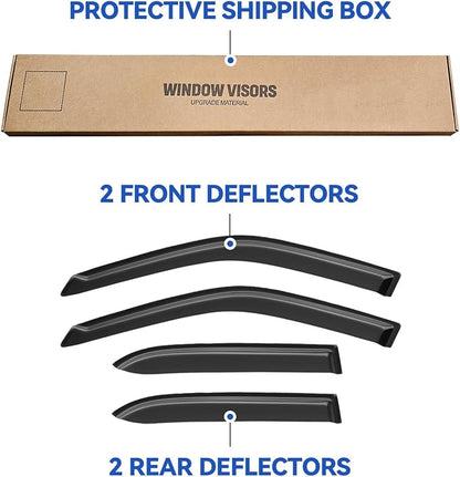 Window Visors Rain Guards Shield - Image 5