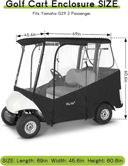 Golf Cart Enclosure 2 Passenger - Image 2