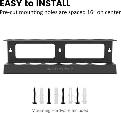 UNITEDPOWER Caulking Gun Holder, Wall Mount Hand Caulking Gun Storage Rack - Image 5