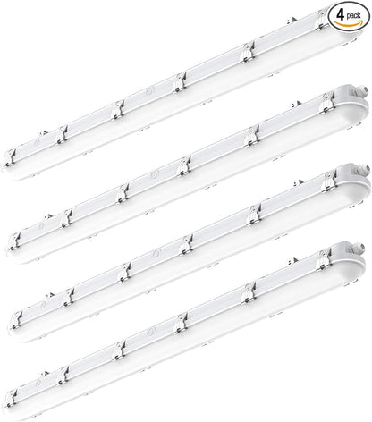 TIERONE 4ft LED Vapor Tight Light 50W Outdoor Shop Light IP65 Waterproof 0-10V by TIERONE