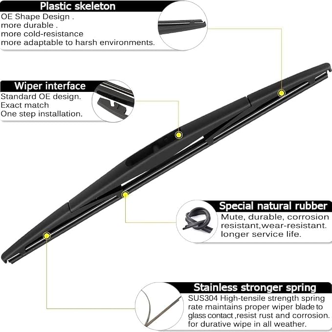 AUTOBOO 28"+12" Windshield Wipers - Image 3